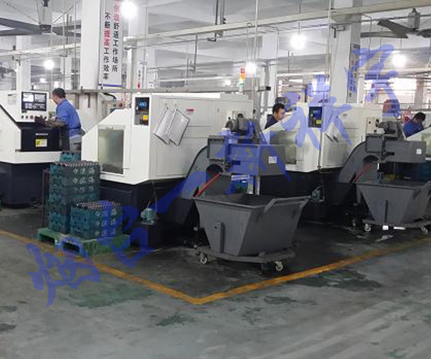 某汽車零部件公司排屑器使用現場