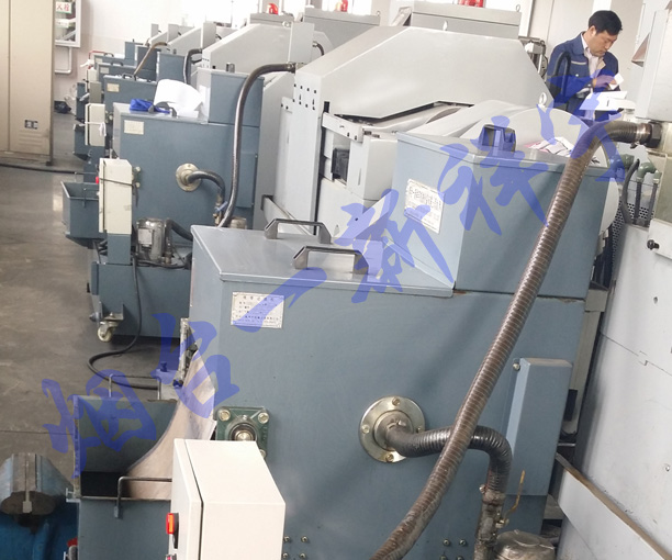 某鋼球公司鼓型紙帶過濾機現場