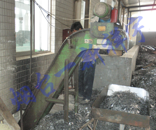 某電機廠高速沖床生產線廢料集中輸送